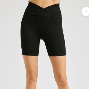 Year of Ours Ribbed V Waist Biker Short